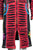 Nepal Knit Cotton Embroidered Bohemian Long Insulated Jacket Coat - Agan Traders, Red