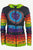 R 310 Agan Traders Brush Painted Rainbow Funky Bohemian Hoodie Jacket - Agan Traders, Multicolor