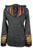 51 RJ Bohemian Multi-Colored Razor Hoodie Sweatshirt Rib Jacket - Agan Traders, Multicolor