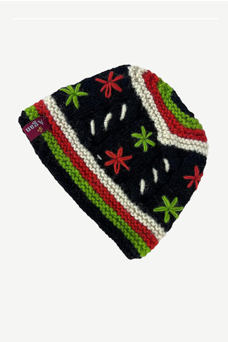 1501 H Cable Knit Skull Cap OR Fingerless Fleece Mitten OR Hat Small Medium