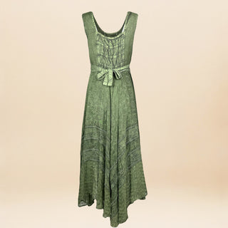 305 DR Sweet Empire Dazzling Flared Embroidered Summer Dress Gown