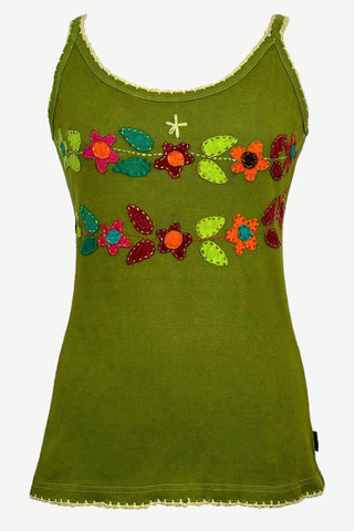 R 155 Women's Bohemian Patch Work Spaghetti Strap Tank Top Camis (Copy)