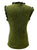     0039 RB Bohemian Knit Stonewashed Stylish Sleeveless Tank Top Blouse - Agan Traders, Green