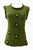     0039 RB Bohemian Knit Stonewashed Stylish Sleeveless Tank Top Blouse - Agan Traders, Green
