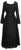 Medieval Vintage Corset Lace Two Tone Renaissance Dress Gown - Agan Traders, Black