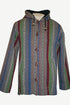 04 JKT Stripe Cotton Funky Hooded Fleece Lined Jacket Nepal
