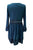 05 DR Womens Sweet Empire Gothic Medieval Slit Cuff Knee Length Dress - Agan Traders, Blue