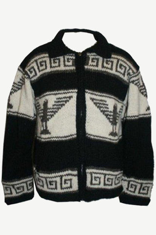 WJ 09 Lambs Wool Fleece Lined Warm Cozy Cardigan Jacket Sweater