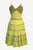 Wedding Gothic Renaissance Long Spaghetti Strap Dress - Agan Traders, Lime Green