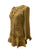 147 B Gypsy Medieval Ruffle Top Tunic Kurta Blouse India - Agan Traders, Camel