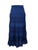 21238 SKT Cotton Lace Tiered Lined Long Skirt - Agan Traders, Navy