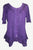 305 B Medieval Bohemian Embroidered Bottom Shirt Blouse - Agan Traders, Purple