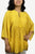 Rayon crape Bohemian Medieval Embroidered Tunic Blouse - Agan Traders, Yellow