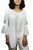 Rayon crape Bohemian Medieval Embroidered Top Blouse - Agan Traders, White
