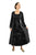 Renaissance Gothic Roman Medieval Velvet Long Dress Gown - Agan Traders, Black