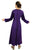 Renaissance Gothic Roman Medieval Velvet Long Dress Gown - Agan Traders, Purple