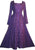 Net Medieval Vampire Gothic Renaissance Dress Gown - Agan Traders, Purple