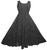 Empire Wedding Party Summer Mid Length Calf Dress - Agan Traders, Black