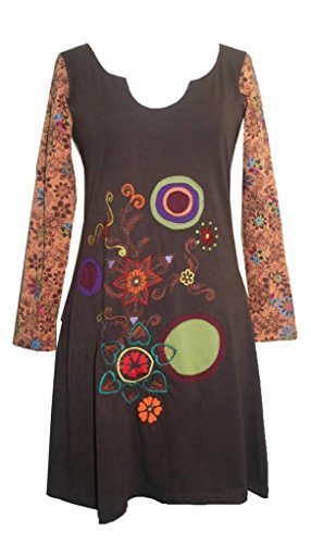 822 RD Cotton Designer Style Assymetrical Junior Misses Dress - Agan Traders