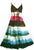 Tie Dye Fairy Gypsy Peasant Spaghetti Strap Dress - Agan Traders