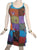 Square Patched Flower Spaghetti Sun Dress - Agan Traders