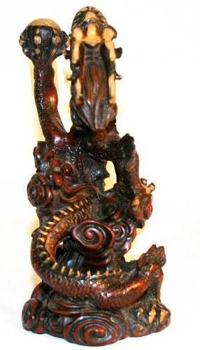 Resin Hand Crafted Standing Dragon - Agan Traders
