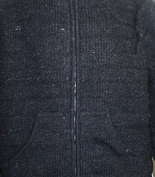UF 26 Lamb Wool Sweater Fleece Lined Sherpa Himalayan Jacket - Agan Traders, Charcoal