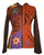 312 RJ Hand Crafted Razor Star Funky Cotton Bohemian Jacket - Agan Traders