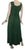 Rich Elegant Satin Blend Renaissance Sleveless Summer Sun Dress Gown - Agan Traders, Hunter Green