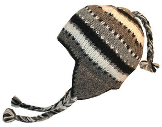 Knit Wool Fleece lined Warm Winter Beanie Hat - Agan Traders