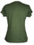 Ying Yang Embroidered Stretchy Yoga Tee - Agan Traders, Army Green