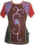 Rib Cotton Funky Razor Cut Embroidery Handcrafted Top Blouse - Agan Traders, Brown