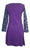 822 RD Cotton Designer Style Assymetrical Junior Misses Dress - Agan Traders