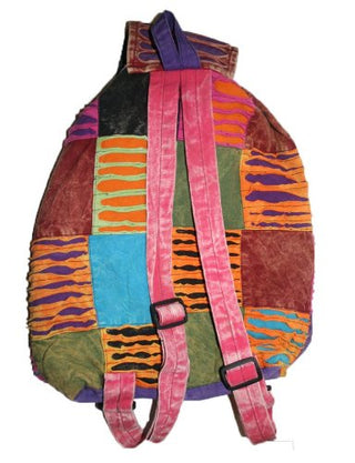 Agan Traders Bohemian Cotton Patchwork Gypsy Rucksack Backpack - Agan Traders, Style 13