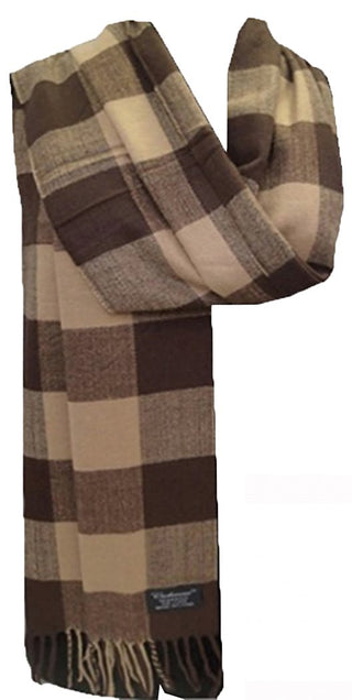 Scf 895 New Style Unisex Checkered Soft Scarf - Agan Traders