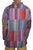 525-2 MS Light Weight Cotton Patchwork Mandarin Henley Shirt - Agan Traders, Purple Multi