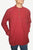 543 MS Men's 3 button Henley Tunic Shirt - Agan Traders, Burgundy