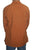 543 MS Men's 3 button Henley Tunic Shirt - Agan Traders, Rust Copper