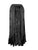 Rayon Velvet Gypsy Medieval Renaissance Scallops Vintage Skirt - Agan Traders, Black