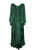 Rayon Velvet Gypsy Medieval Renaissance Scallops Vintage Skirt - Agan Traders, Green