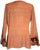 Gypsy Vintage Embroidered Elegant Rayon Velvet Tunic Top Blouse - Agan Traders, Rust