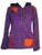 Nepal Rib Patch Cotton Bohemian Insulated Hoodie Jacket - Agan Traders, Purple