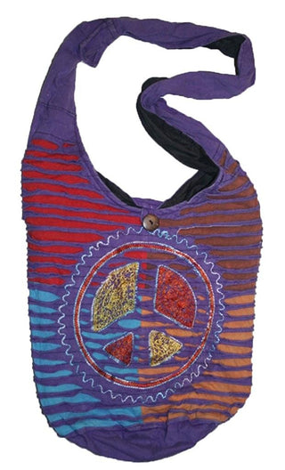 ATSJ 02 Agan Traders Shoulder Bag Purse Satchel Tote Bohemian Gypsy Bag Purse - Agan Traders, Purple Mehroon