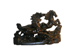 Resin Hand Crafted Horses Sculpture - Agan Traders