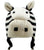 Agan Traders Wool Animal Knit Fleece Lined Flap trapper Hat Child Kids Size - Agan Traders, Zebra