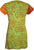 Knit Viscose Razor Cut Embroidered Light Weight Summer Short Baby Doll Dress - Agan Traders, Lime