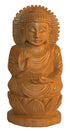 Meditating Wooden Buddha Hand Crafted Jaipur India