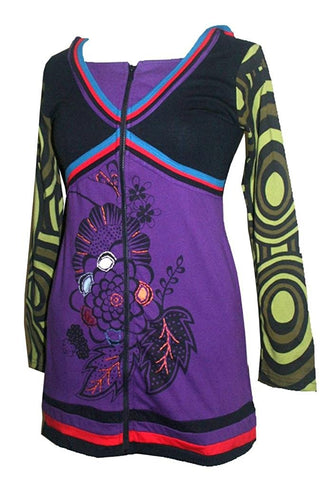 27 RD Soft Knit Printed Junior Misses Tunic Dress - Agan Traders