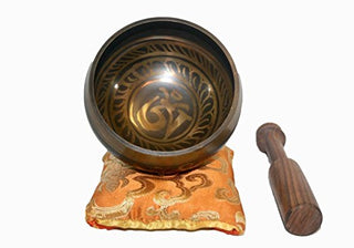 Antique Tibetan Auspicious Symbol Bowl Set - Agan Traders, SB 3010 E