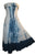 Cotton Tie Dye Gypsy Halter Tube Dress - Agan Traders, Navy Blue